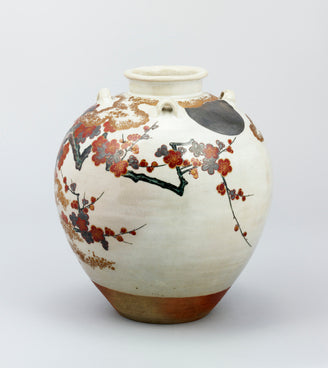 Blue and White Landscape Porcelain Jar